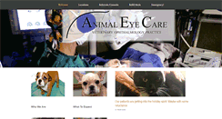 Desktop Screenshot of animaleyecarenc.com